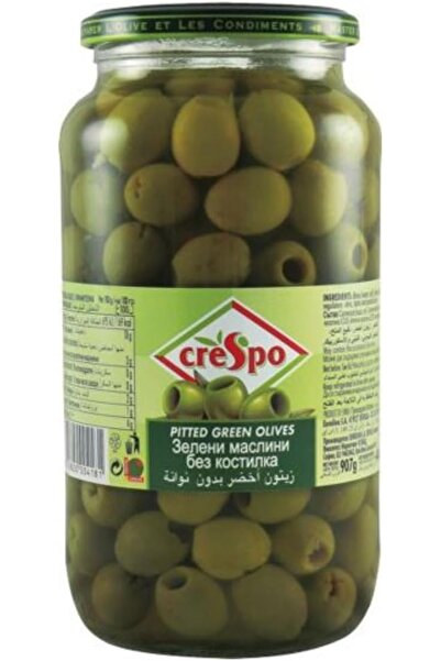 crespo Pitted Green Olives (Jar) 12x333gr