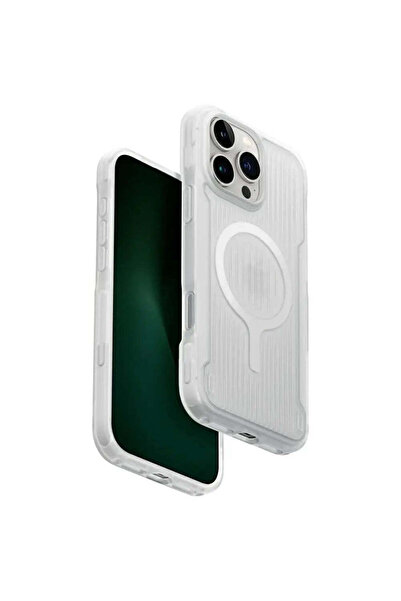 uniq Carcasă de încărcare Combat Active Magclick pentru iPhone 16 Pro Max - albă