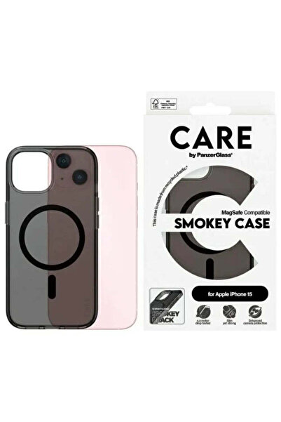 Panzer Glass Husă emblematică Care PanzerGlass MagSafe pentru iPhone 15 - negru