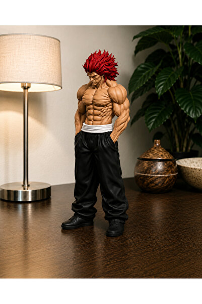 GiginGo Yujiro Sigma Anime Savaşçı Figürü 20 cm - Kaslı Anime Dövüşçü Figürü