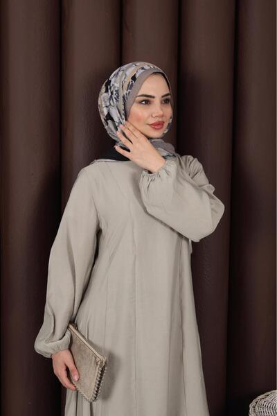 Moda Krash فستان صيفي من قماش المودال بقصة A-line
