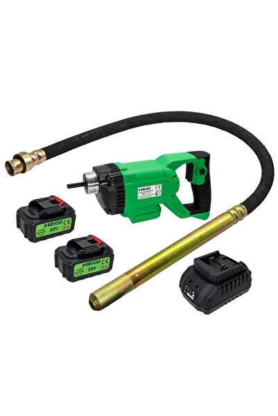 Titi 400100100 Çift Akülü Beton Vibratörü 35mm 20V 3Ah