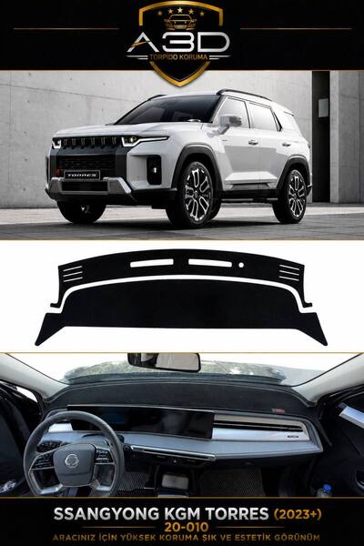 A3D TORPİDO KORUMA Ssangyong Kgm Torres (2023+) Front Chest Panel Glove Box P...
