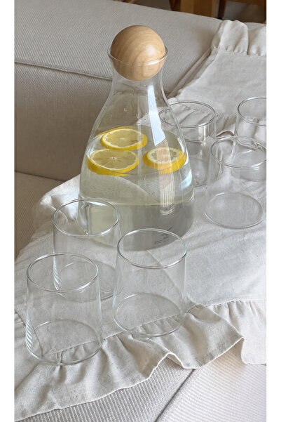 zepce design Sürahi ve bardak takımı set 6 kişilik