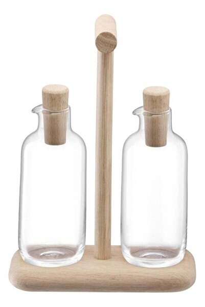 LSA International LS 581830 Transparent Dine Serving Board with 2 Carafes 250 ml