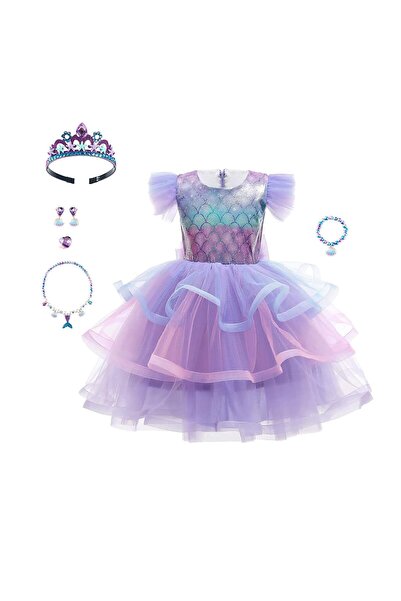 Bukela Mermaid Princess Dress for Girls