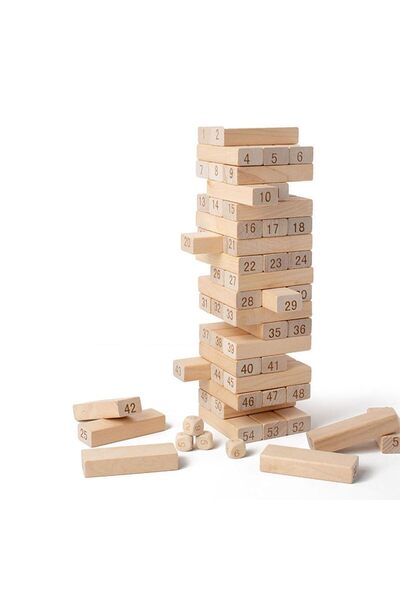 Bukela Classic Building Blocks Game with Genuine Hardwood Blocks