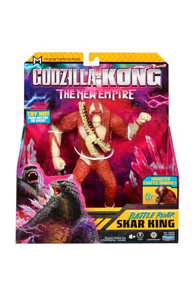 Monsterverse Figurina articulata cu sunete, Monsterverse, Battle Roar, Skar K...