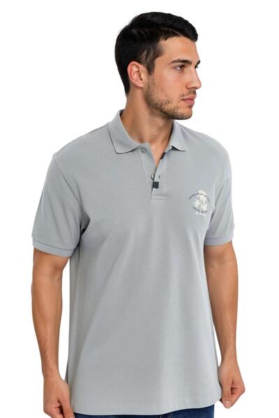 Arma Ar-Ma Men's Polo Collar T-Shirt Picture Printed Knitted Fabric Large Siz...