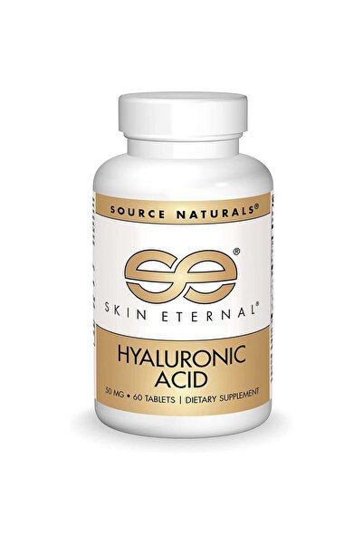 source naturals حمض الهيالورونيك سكين إتيرنال، 50 ملغ، 60 قرص
