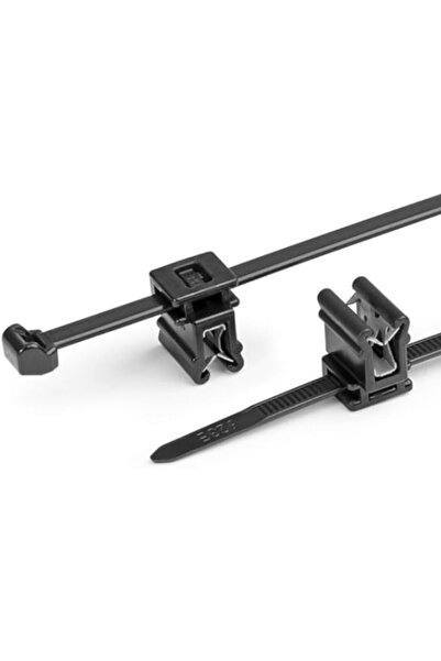 Admira Systems Set 100 Coliere Plastic Cu Clips Pentru Cabluri Panouri Fotovo...
