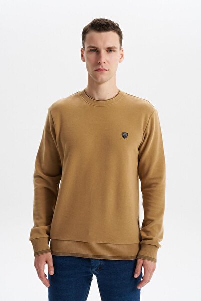 Arma Ar-Ma Men's Crew Neck Sweatshirt Basic Without Print Without Pockets Kni...