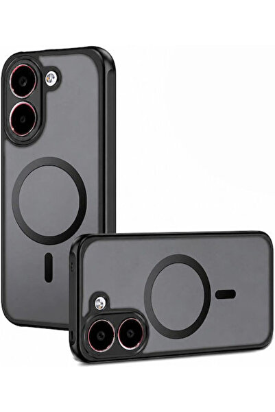 Techsuit Purefrost Σιλικόνης Πίσω Κάλυμμα Μαύρο για Poco X8 Pro