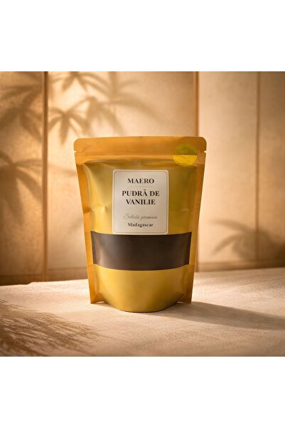 MAERO Pudra de Vanilie Gourmet din Madagascar 100g - Calitate A, 100% Naturala