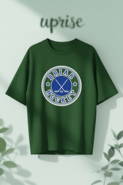 Vordevia Tricou oversize din bumbac cu imprimeu Off Campus Briar Hockey