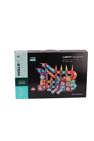 Bufnitel Labirintul meu magnetic cu lumini - 140 piese (7.5 cm)