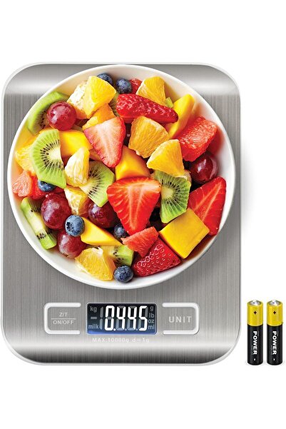 ORVILLA Digital Kitchen Scale, Multifunction Food Scale With LCD Display Stai...