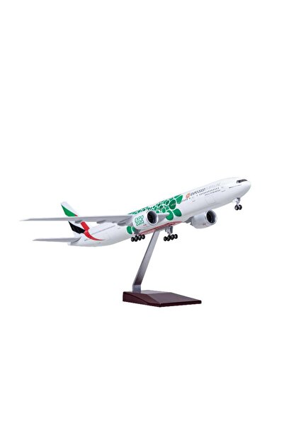 TTT Emirates Expo 2020 Dubai Boeing 777 Maket Uçak 1:157 Ölçek 47 cm