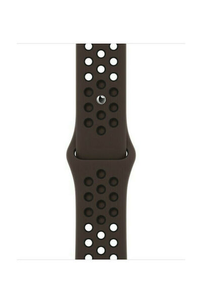 Apple Λουράκι Nike Sport Band Σιλικόνης με Πείρο Μαύρο (για Apple Watch 38/40...