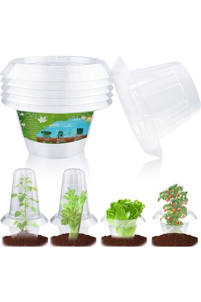 OEM Guler/inele împotriva melcilor 6 bucăți Protecția plantelor și legumelor