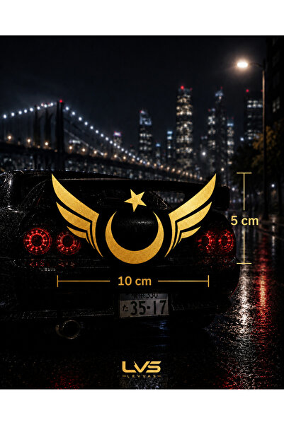 levvas Oto motorsiklet kask laptop telefon sticker Türk bayrağı ay yıldız kan...