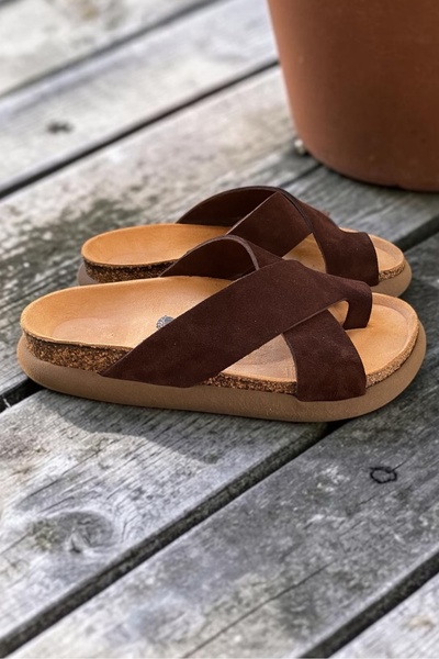 LAND OF CORK LC Dolares Genuine Leather Platform Cork Sole Comfort Orthopedic...