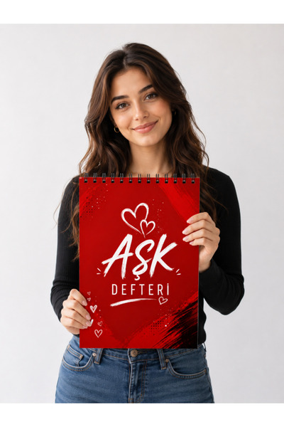 Pembe Yayınevi Aşk Defteri - Aşk Günlüğü - Sevgiliye Hediye Fikirleri