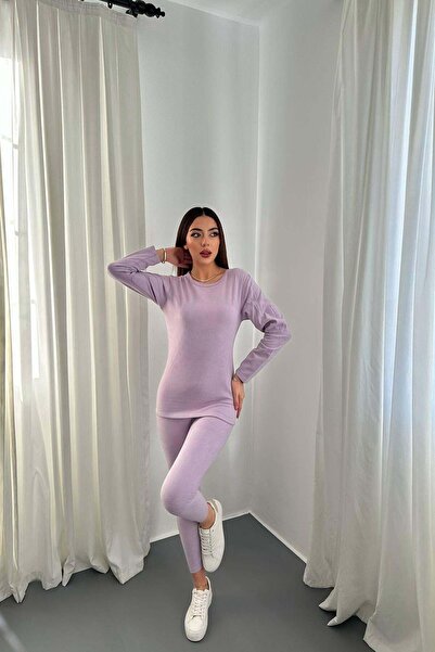 Caddebostan Moda Women's Double-Sided Thermal Underwear Set - Winter Warm Top...