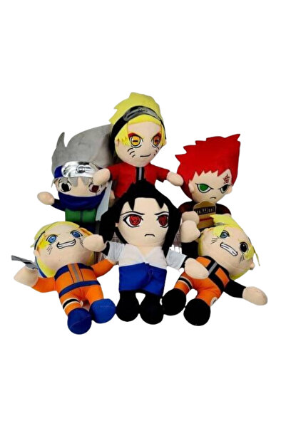 Generic Naruto Anime Dolls Kakashi Gaara Sasuke 6pcs