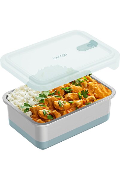 Bentgo MicroSteel Heat & Eat Food Storage Container, Reusable Stainless Steel...