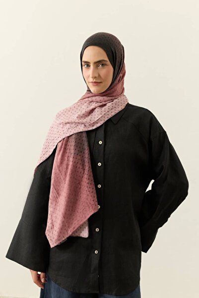 Modakaşmir Polkadot Gradient Pattern Liva Modal Shawl