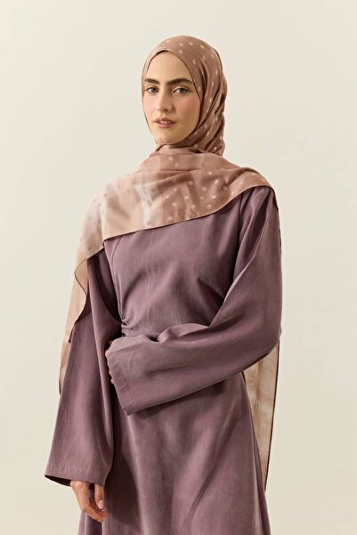 Modakaşmir Mystic Polkadot Pattern Vio Light Shawl