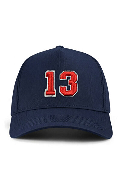 PataCute Number 13 Embossed Molded Baseball Cap