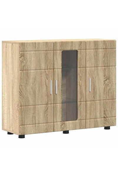 vidaxl Dulap din Lemn Stejar Sonoma 88,5 x 30,5 x 73 cm Lemn compozit