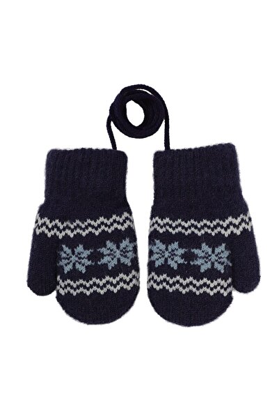MADE IN CHINA Бебешки ръкавички с връзки за врат, плетени, с поларена подплат...
