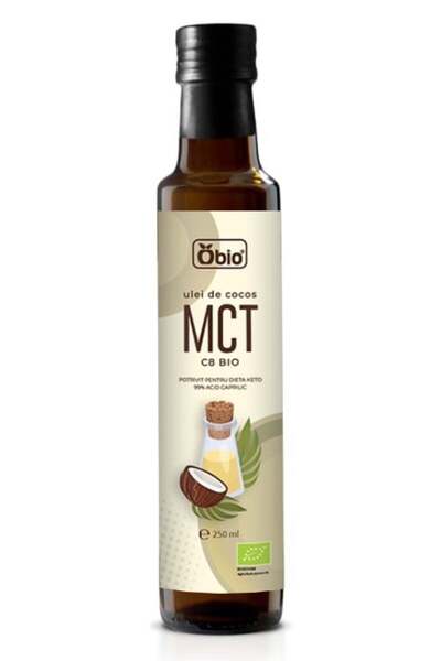 OBİO Ulei de cocos mct c8 bio 250ml