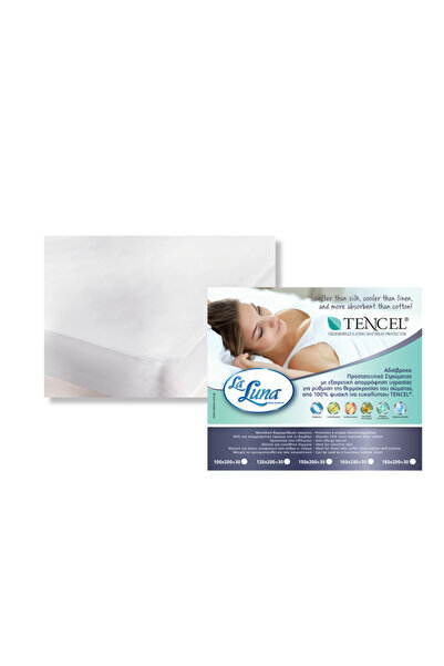 LaLuna Aδιάβροχο Κάλυμμα Στρώματος Tencel 120x200+30