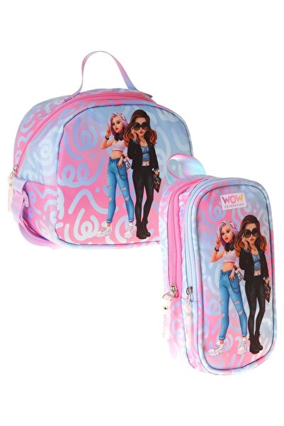 WOW Generation Girl's Wonderful (Pink - Turquoise) Thermo Lunchbox and Pen Ho...
