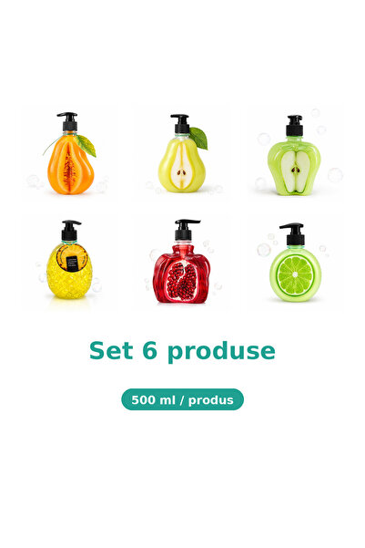Tasty Set 6 Produse Tasty, Mix Pepene Galben, Pere, Mar Extract, Ananas, Rodi...