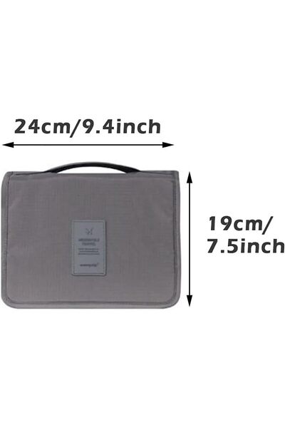 ORVILLA Travel Hanging Toiletry Wash Bag Waterproof Cosmetic Case Makeup Orga...