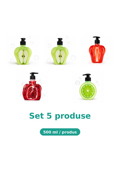 Tasty Set 5 Produse Tasty, Mix Mar Piele Sensibila, Mar Extract, Capsuni, Rod...