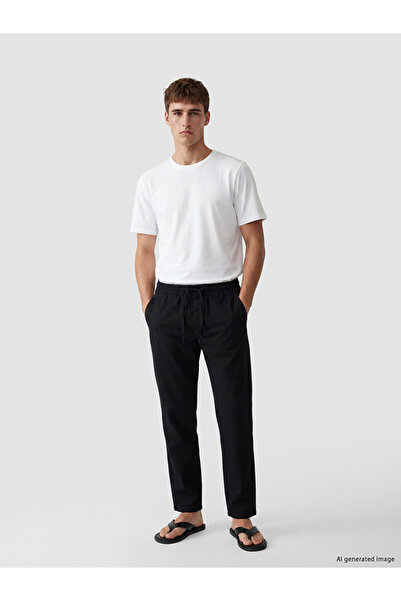 LC Waikiki Black Relax Fit Men's Jean Pants