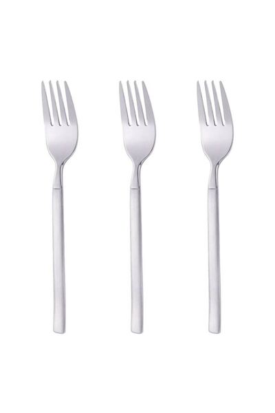 OEM Set Furculițe "Basic", Oțel inoxidabil, Inox, 15cm, 3