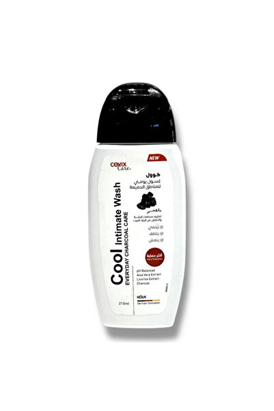 covix كوفيكس كير كول غسول يومي للمناطق الحمية 215 مل بالفحم