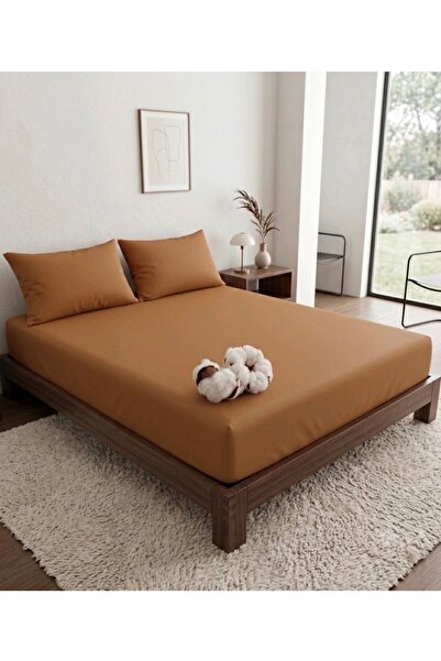 Home Elastic Bed Sheet Double Size 100% Cotton