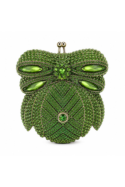 ARCAD Luxury Crystal Butterfly Clutch Bag for Women