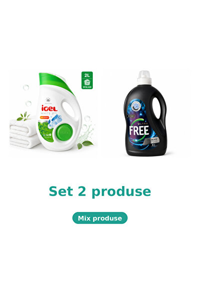 Igel Rufe, Set 2 Produse: White, Pro Black