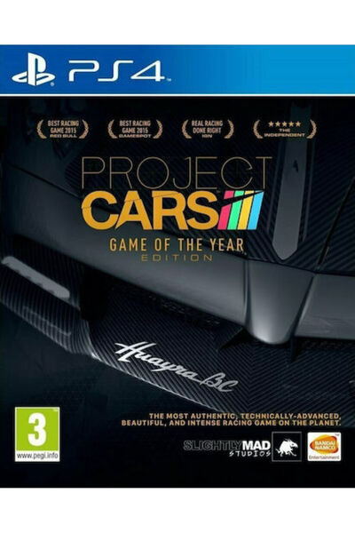 NAMCO BANDAI Project Cars Έκδοση Παιχνιδιού της Χρονιάς PS4 (Μεταχειρισμένο)