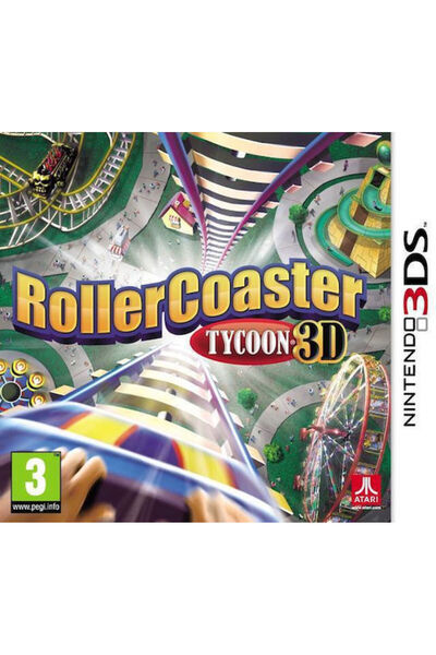 ATARI RollerCoaster Tycoon 3D 3DS Παιχνίδι (Μεταχειρισμένο) (Μόνο το παιχνίδι)