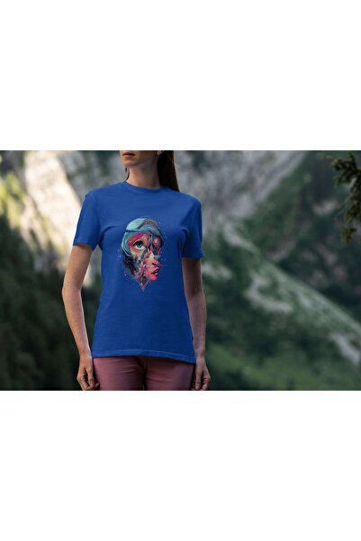 iLovePrints Abstract Geometric Art of a Woman Tshirt